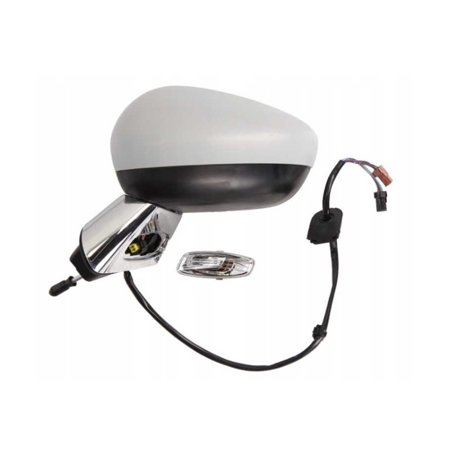 LUSTERKO CITROEN DS3 10- LEWE MIGACZ PODSTAWA CHROM SKŁADANE ELEKTRYCZNIE - Części samochodowe Hansauto.pl