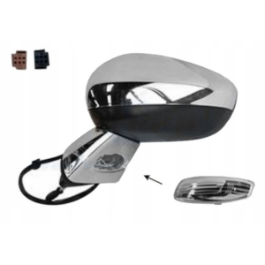 LUSTERKO CITROEN DS3 10- MIGACZ CHROMOWANE CZUJNIK OGRZEWANE 7/9PIN - Części samochodowe Hansauto.pl