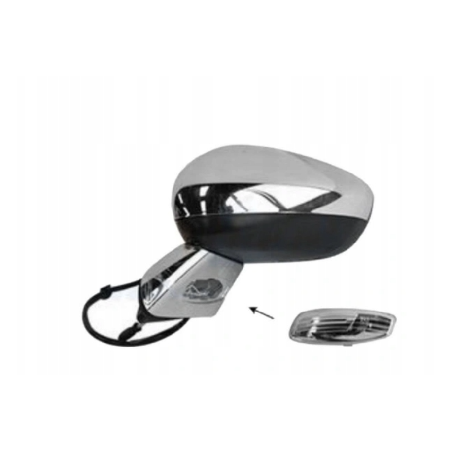LUSTERKO CITROEN DS3 10- MIGACZ CHROMOWANE SKŁADANE ELEKTRYCZNIE 9/11 PIN - Części samochodowe Hansauto.pl