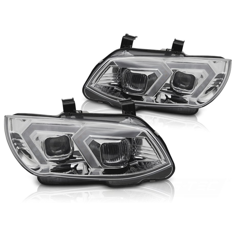 LAMPY REFLEKTORY BMW E92 / E93 LCI 10-13 FULL LED DRL CHROM