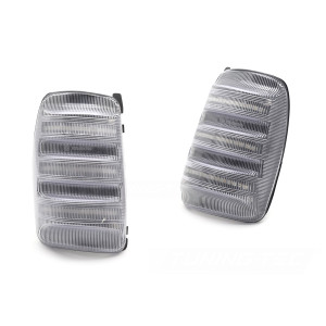 MIGACZE BOCZNE W LUSTERKO FORD TRANSIT 13- WHITE LED DTS