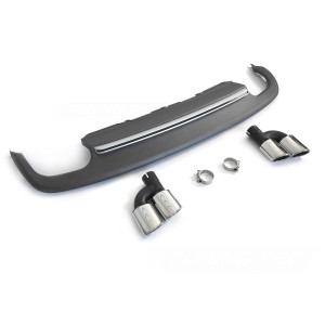 DYFUZOR DOKŁADKA ZDERZAKA TYLNEGO AUDI A5 8T 8F 11-16 SPORT S STYLE SILVER