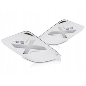 KIERUNKOWSKAZY MIGACZE TYLNE VESPA GTS / GTV 300cc CHROM LED