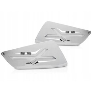 KIERUNKOWSKAZY MIGACZE PRZEDNIE VESPA GTS / GTV 300cc CHROM LED