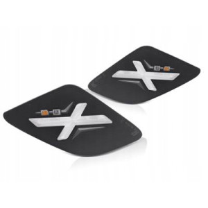 KIERUNKOWSKAZY MIGACZE TYLNE VESPA GTS / GTV 300cc BLACK LED mat