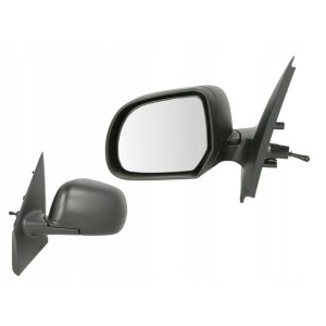 LUSTERKO DACIA DOKKER LODGY 2012- LEWE CZARNE RĘCZNE