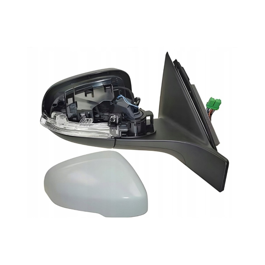 LUSTERKO VOLVO S80 V70 13-16 PRAWE SKŁADANE ELE MIGACZ LAMPKA