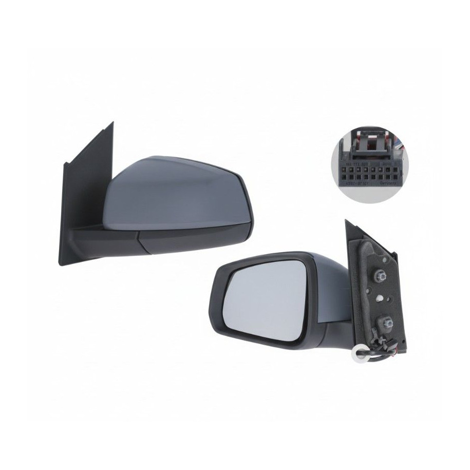 LUSTERKO VW CADDY IV 20- LEWE DO MALOWANIA ELEKTRYCZNE OGRZEWANE