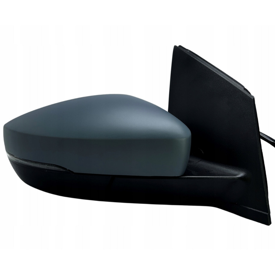 LUSTERKO VW POLO 09-17 PRAWE DO MALOWANIA ELE OGRZEWANE MIGACZ 10PIN