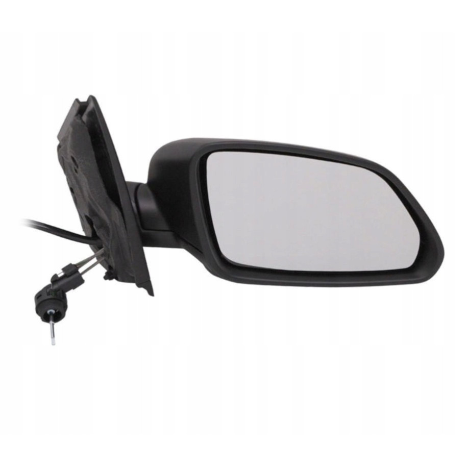LUSTERKO VW POLO 05-09 PRAWE CZARNE MECHANICZNE MIGACZ