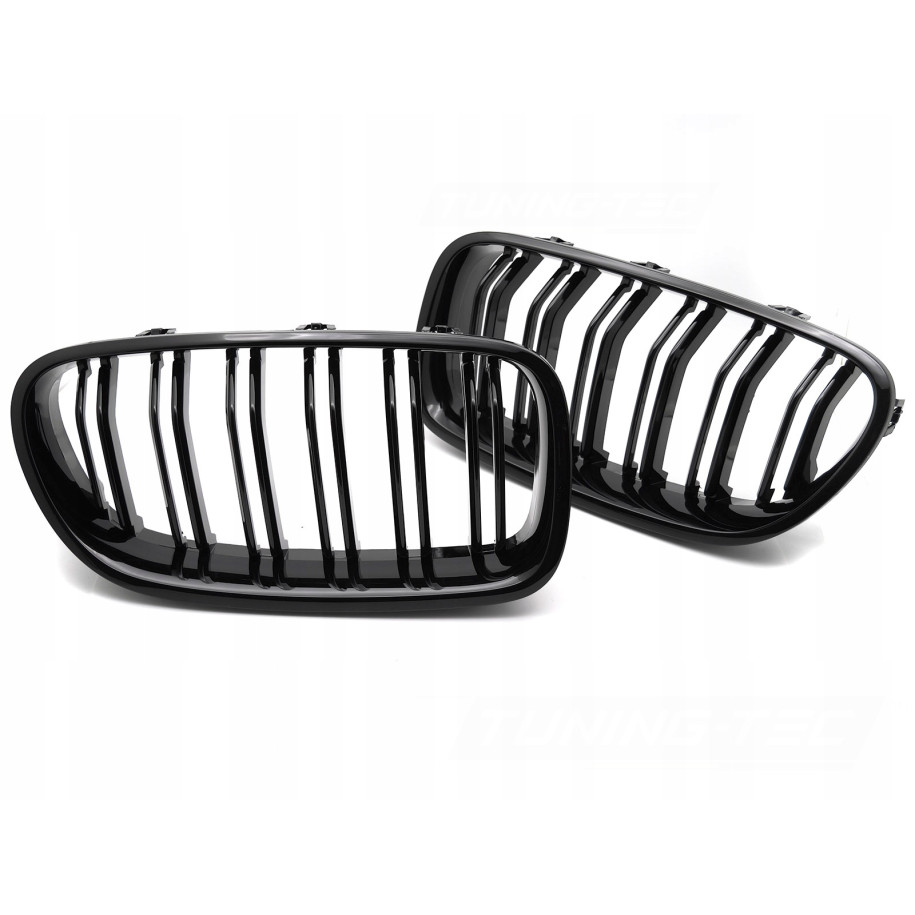 ATRAPA GRILL NERKI BMW F10 / F11 10-16 SPORT GLOSSY BLACK DOUBLE BAR