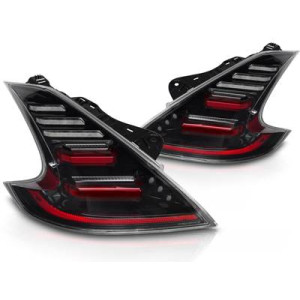 LAMPY TYLNE DIODOWE NISSAN 370Z 09-20 FULL LED BLACK