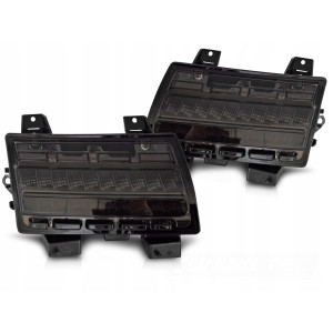 KIERUNKOWSKAZY MIGACZE ŚWIATŁA DZIENNE JEEP WRANGLER JL 18-23 SMOKE LED DRL