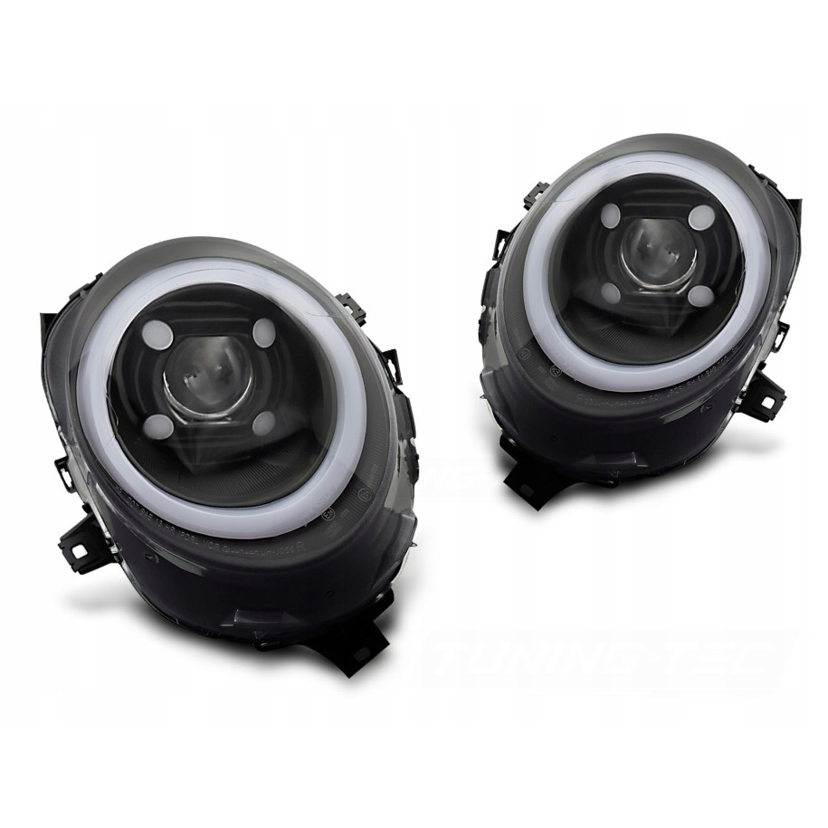 LAMPY REFLEKTORY MINI COOPER F55 F56 F57 14-17 LED TUBE DRL MATT BLACK