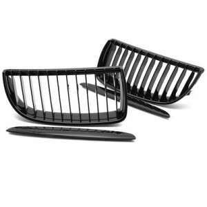 GRILL ATRAPA PRZEDNIA NERKI BMW SERIA 3 E90 E91 05-08 GLOSSY BLACK