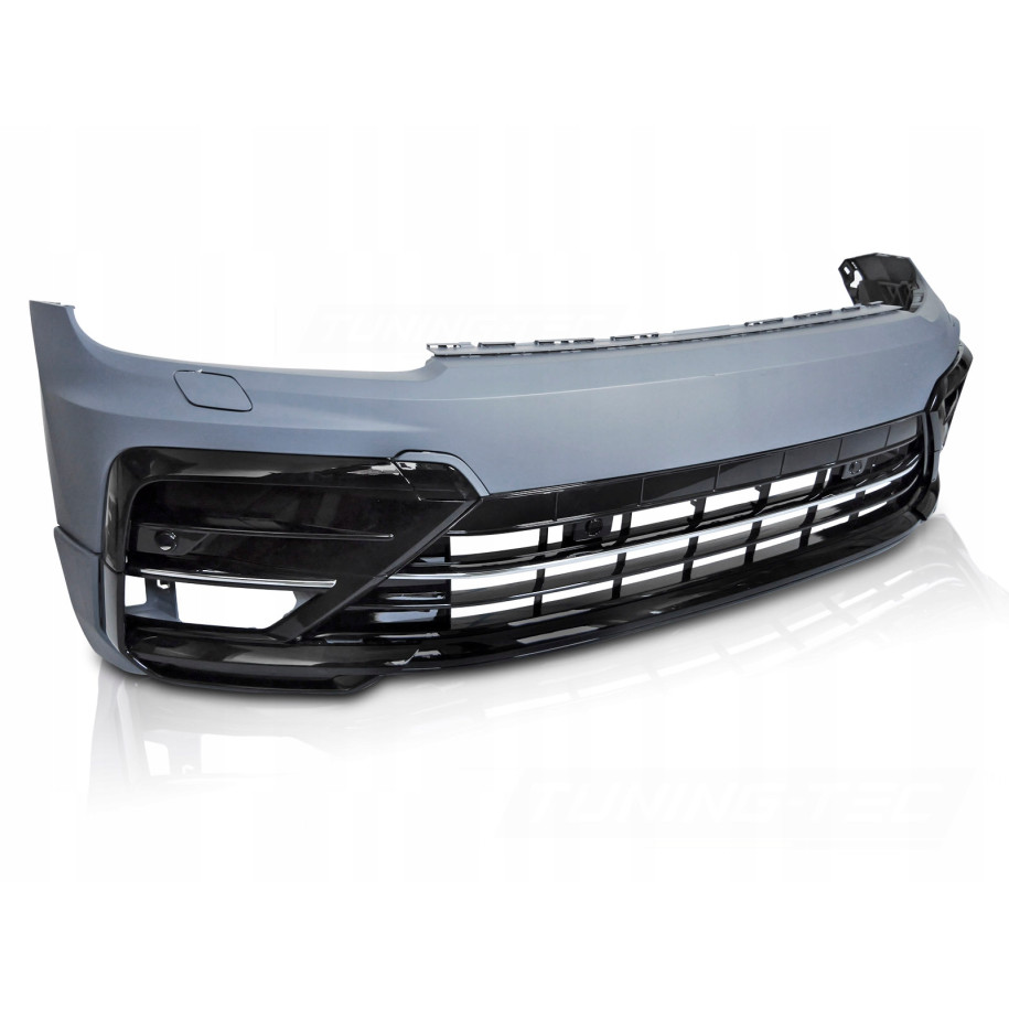 ZDERZAK PRZEDNI VW TIGUAN II 15-20 SPORT R-STYLE GLOSSY BLACK PDC