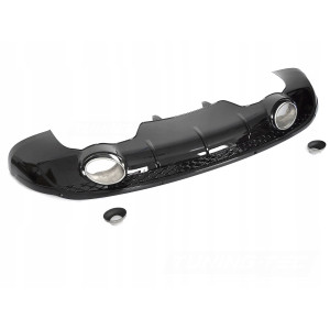 DYFUZOR DOKŁADKA ZDERZAKA TYLNEGO AUDI Q5 8R 12-16 RS SPORT BLACK PDC O---O