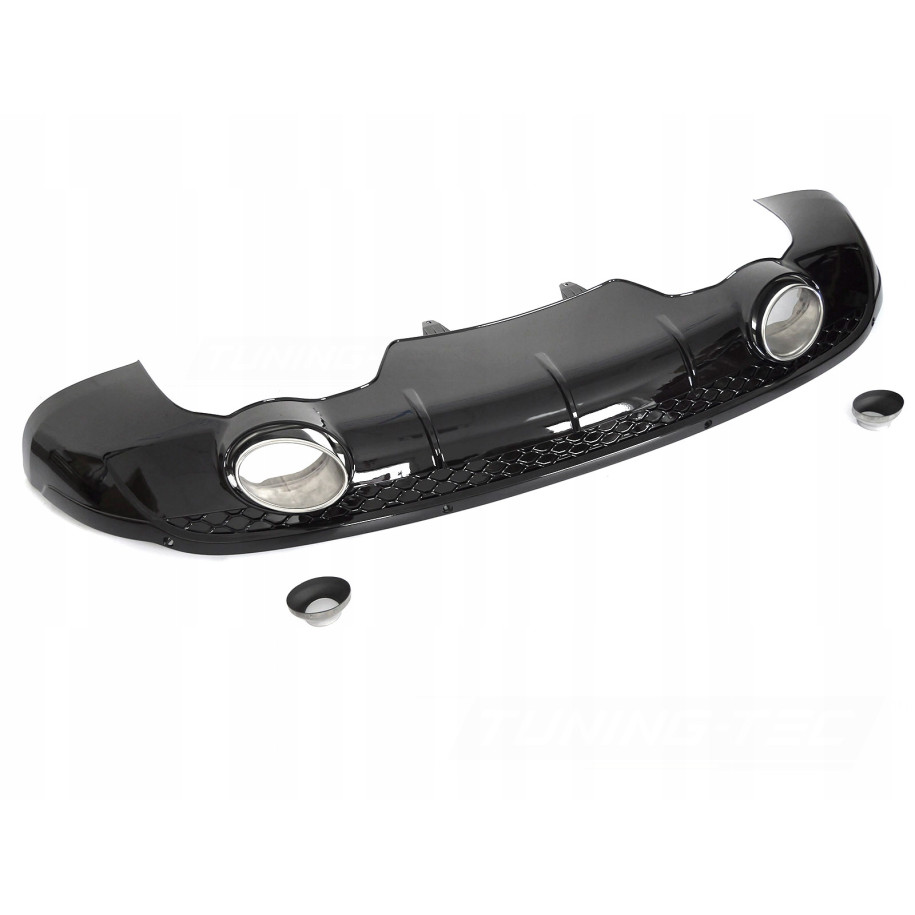 DYFUZOR DOKŁADKA ZDERZAKA TYLNEGO AUDI Q5 8R 12-16 RS SPORT BLACK PDC O---O