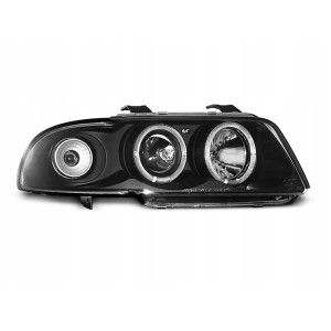 LAMPY REFLEKTORY AUDI A4 B5 94-98 RINGI BLACK