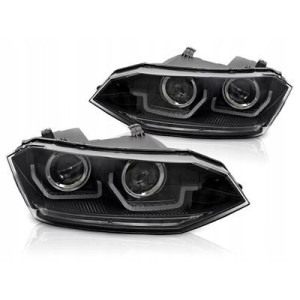 LAMPY PRZEDNIE REFLEKTORY VW POLO VI 2G 17-21 SEQ LED DRL BLACK