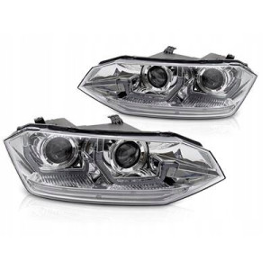 LAMPY PRZEDNIE REFLEKTORY VW POLO VI 2G 17-21 SEQ LED DRL CHROME