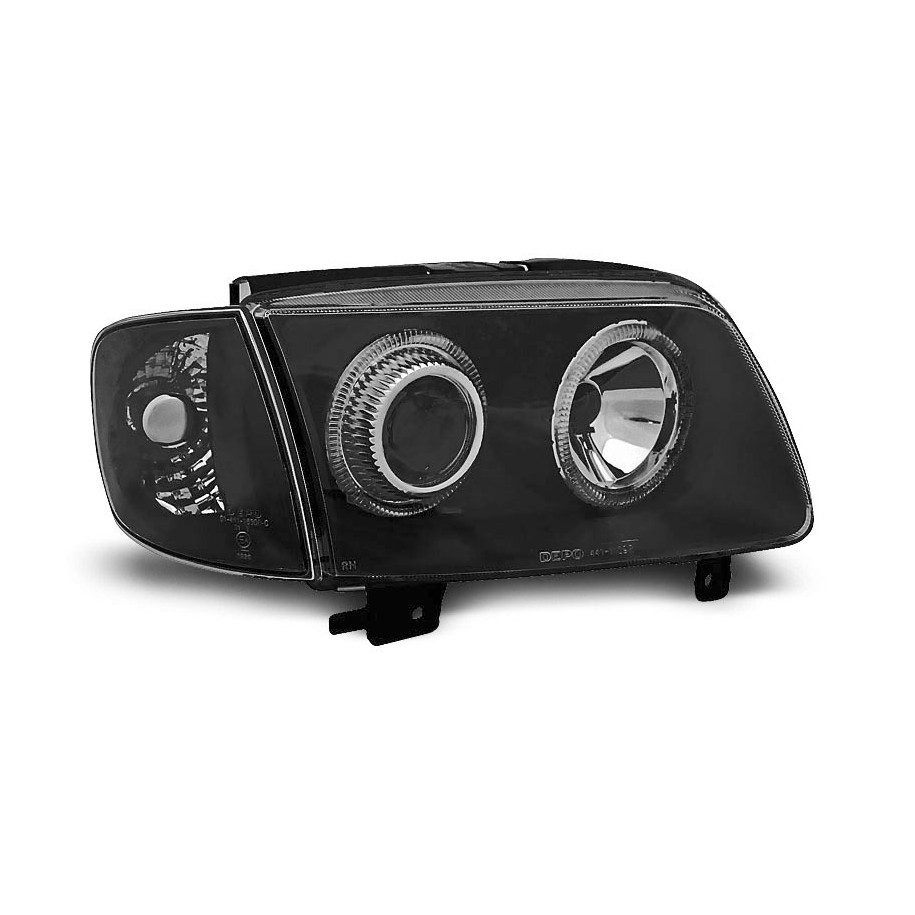 LAMPY REFLEKTORY VW POLO 6N2 1999-01 RINGI BLACK R/LHD