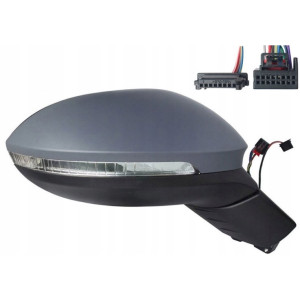 LUSTERKO VW ID 3 19- PRAWE SKŁADANE ELEKTRYCZNIE LAMPKA MIGACZ LINE ASSIST