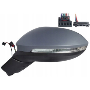 LUSTERKO VW ID 3 19- LEWE SKŁADANE ELEKTRYCZNIE LAMPKA MIGACZ LINE ASSIST