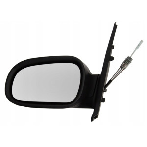 LUSTERKO VW FOX 05-11 LEWE CZARNE MECHANICZNE