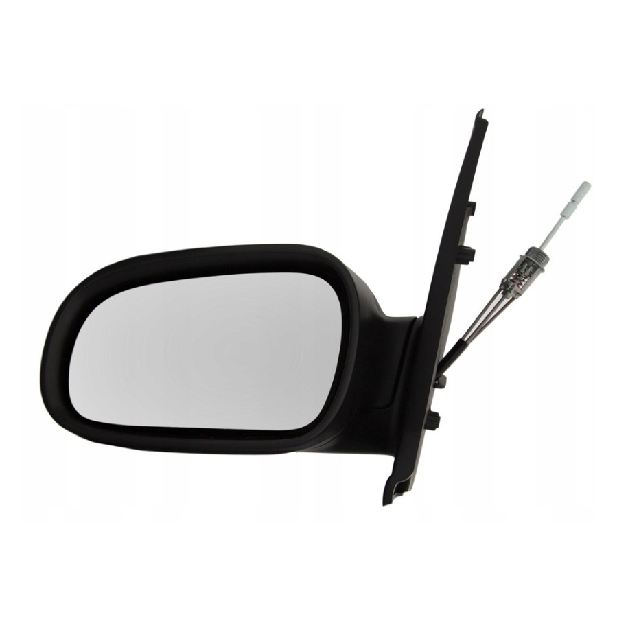 LUSTERKO VW FOX 05-11 LEWE CZARNE MECHANICZNE