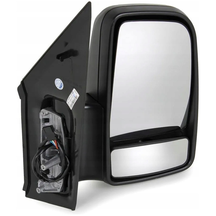 LUSTERKO VW CRAFTER SPRINTER 05-17 PRAWE CZARNE ELE OBA SZKŁA GRZANE