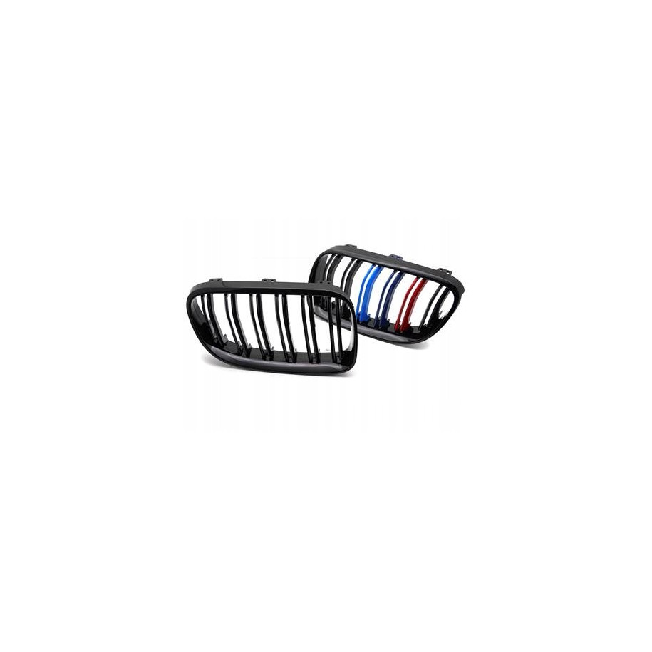 ATRAPA GRILL NERKI BMW E92 / E93 LCI 10-13 SPORT BLACK TRI COLOR DOUBLE BAR