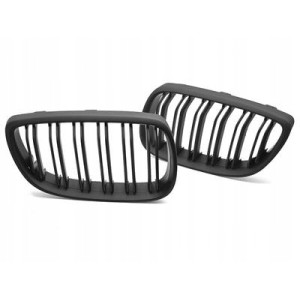 ATRAPA GRILL NERKI BMW E92 / E93 06-10 SPORT BLACK MATT DOUBLE BAR
