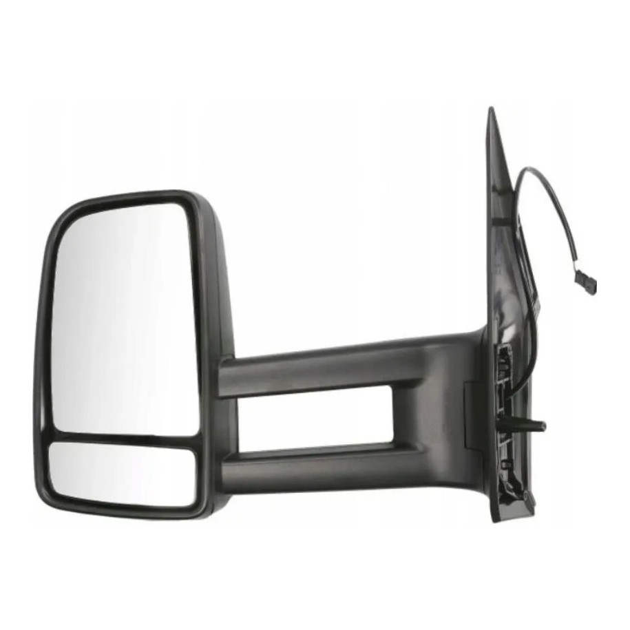 LUSTERKO VW CRAFTER SPRINTER 05-17 LEWE MIGACZ CZARNE MANUALNE DŁUGIE