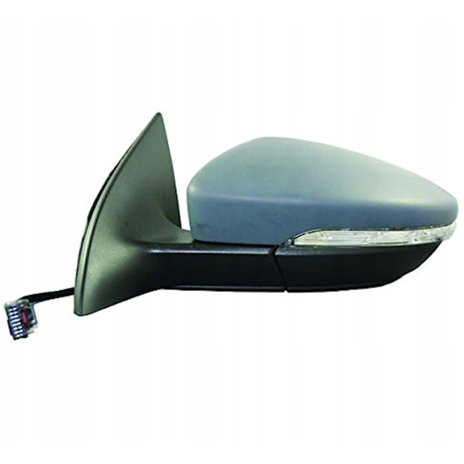 LUSTERKO VW CC 12-17 LEWE MIGACZ DO MALOWANIA SKŁADANE ELEKTRYCZNIE LAMPKA