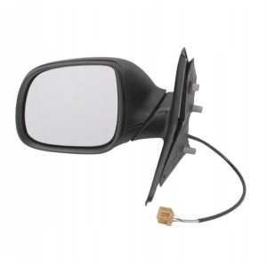 LUSTERKO VW T6 15- LEWE CZARNE ELEKTRYCZNE OGRZEWANE BEZ ANTENY