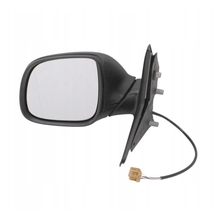 LUSTERKO VW T6 15- LEWE CZARNE ELEKTRYCZNE OGRZEWANE BEZ ANTENY