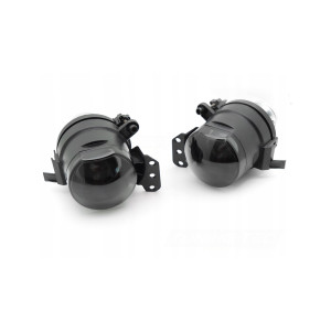 HALOGENY SOCZEWKOWE W ZDERZAK BMW E90 E60 E63 X3 PRZECIWMGIELNE SMOKE