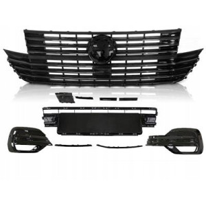GRILL ATRAPA PRZEDNIA VW T6.1 20-24 SPORT GLOSSY BLACK