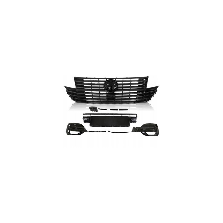 GRILL ATRAPA PRZEDNIA VW T6.1 20-24 SPORT GLOSSY BLACK