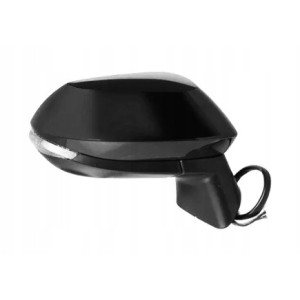 LUSTERKO TOYOTA COROLLA 18- PRAWE SKŁADANE ELEKTRYCZNIE MIGACZ DO MALOWANIA