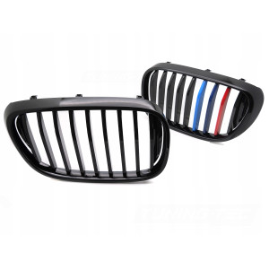 GRILL ATRAPA PRZEDNIA NERKI BMW 7 G11 G12 15-19 GLOSSY BLACK TRI COLOUR