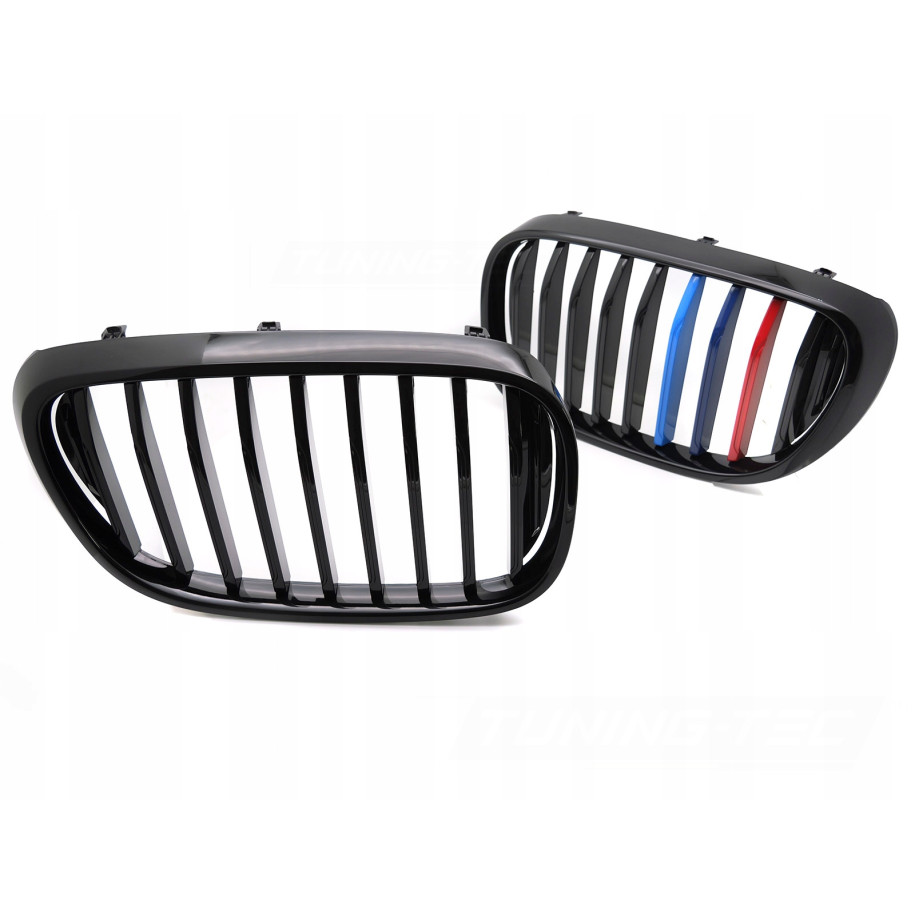 GRILL ATRAPA PRZEDNIA NERKI BMW 7 G11 G12 15-19 GLOSSY BLACK TRI COLOUR