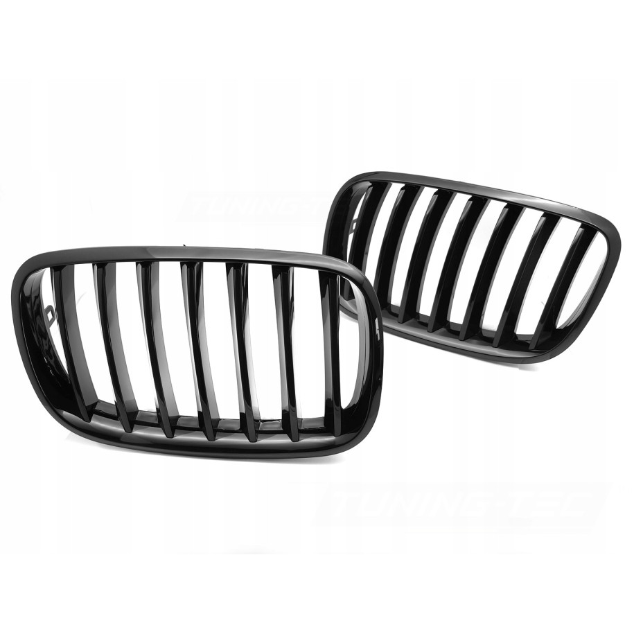 GRILL ATRAPA PRZEDNIA NERKI BMW X5 E70 07-13 X6 E71 08-14 GLOSSY BLACK