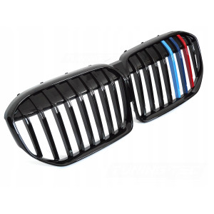 GRILL ATRAPA PRZEDNIA NERKI BMW 7 G11 G12 LCI 19-22 GLOSSY BLACK TRI COLOUR