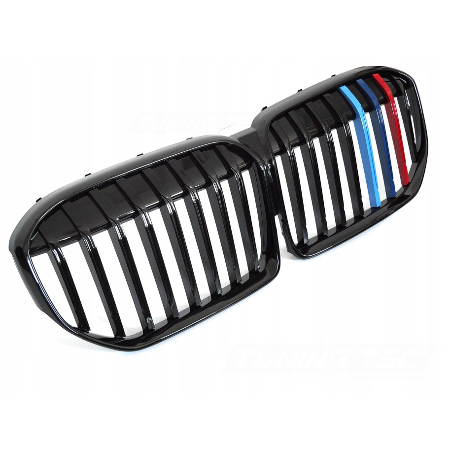 GRILL ATRAPA PRZEDNIA NERKI BMW 7 G11 G12 LCI 19-22 GLOSSY BLACK TRI COLOUR