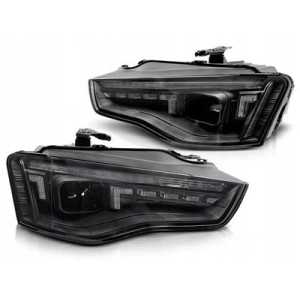 LAMPY REFLEKTORY AUDI A5 11-16 BLACK LED DRL DTS