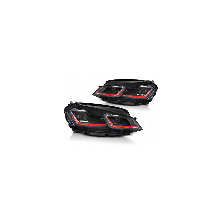 LAMPY REFLEKTORY VW GOLF VII 13-17 LED RED DRL DTS