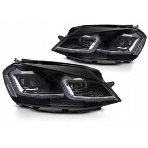 LAMPY REFLEKTORY VW GOLF VII 13-17 LED SILVER DRL DTS