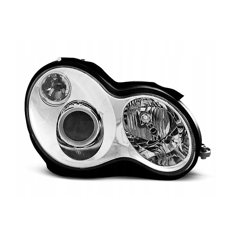 LAMPY REFLEKTORY MERCEDES W203 C-KLASA 00-04 CHROME